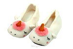 Load image into Gallery viewer, Adorable Unicorn Winter Plush Slippers