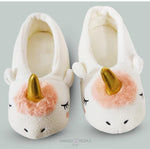Load image into Gallery viewer, Adorable Unicorn Winter Plush Slippers