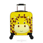 Load image into Gallery viewer, Cartoon Animal Design Kids Trolley Luggage Travel Bag Suitcase