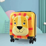Load image into Gallery viewer, Cartoon Animal Design Kids Trolley Luggage Travel Bag Suitcase