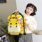 Load image into Gallery viewer, Cartoon Animal Design Kids Trolley Luggage Travel Bag Suitcase