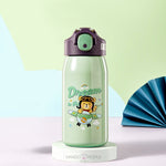 Load image into Gallery viewer, Animal Print Travel Stainless Steel Water Bottle - 530Ml