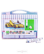 Load image into Gallery viewer, Art Marker Color Sketch Pen Set Of 48 Shades - Multicolor
