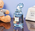 Load image into Gallery viewer, Bear Family Large Capacity Gallon Water Bottle - 1200Ml Water Bottles Sipper Bottle