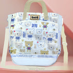 Load image into Gallery viewer, I Am Buddy Bear Tote Bag White