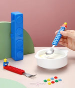 Load image into Gallery viewer, Lego Stainless Steel Cutlery Set