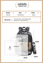 Load image into Gallery viewer, Camouflage Design Backpacks For High School And College Students Backpack