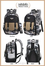 Load image into Gallery viewer, Camouflage Design Backpacks For High School And College Students Backpack