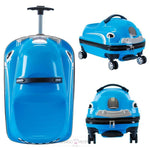 Load image into Gallery viewer, Cartoon Car Design Kids Trolley Travel Suitcase
