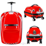 Load image into Gallery viewer, Cartoon Car Design Kids Trolley Travel Suitcase
