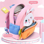 Load image into Gallery viewer, My Carrot Bunny Backpack For Kids With Anti-Lost Rope Design