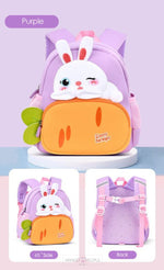 Load image into Gallery viewer, My Carrot Bunny Backpack For Kids With Anti-Lost Rope Design