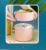 Load image into Gallery viewer, Chops And Hops Stainless Steel Lunch Box - 1500Ml