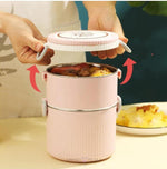 Load image into Gallery viewer, Chops And Hops Dual Compartment Stainless Steel Lunch Box - 1500Ml