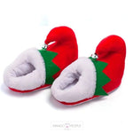 Load image into Gallery viewer, Christmas Hat Plush Slippers
