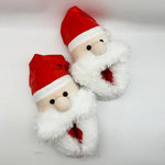 Load image into Gallery viewer, Christmas Theme Soft Santa Claus Hat Design Plush Slippers