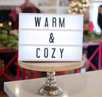 Load image into Gallery viewer, Cinema Lightbox Lamp - Write Your Own Message Table Lamps Mango People Local