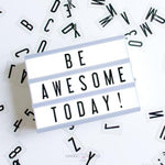 Load image into Gallery viewer, Cinema Lightbox Lamp - Write Your Own Message Table Lamps Mango People Local