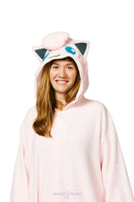 Load image into Gallery viewer, Clefairy Hooded Onesie Onesie Mango People Factory