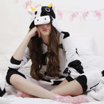 Load image into Gallery viewer, Cow Adult Onesie Pyjama Set Mango People Factory