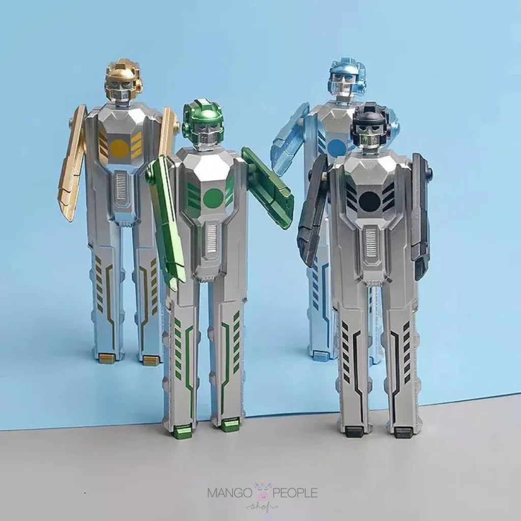 Creative And Unique Robot Shape Transformer Detachable Gel Pens 0.5m