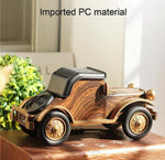 Load image into Gallery viewer, Creative Wooden Pattern Retro Car Shaped Bluetooth Compatible Wireless Loudspeaker Speakers