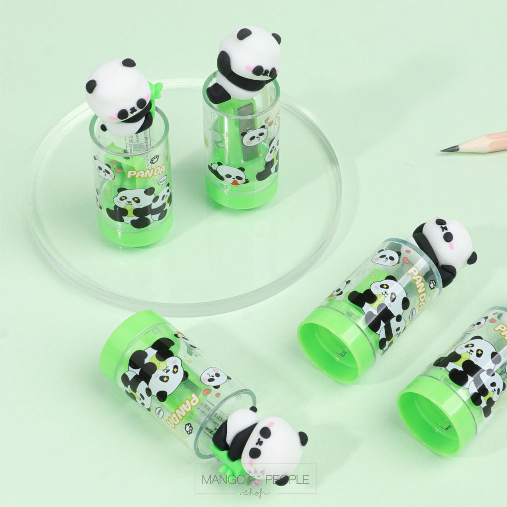 Cute And Colorful Kawaii Panda Pencil Sharpener
