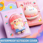 Load image into Gallery viewer, 3D Squishy Cartoon Character Fancy Notebook
