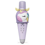 Load image into Gallery viewer, Cute Animal Design Karaoke Portable Bluetooth Mic With Led Light For Kids Karaoke Speaker Set