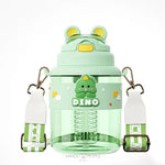 Load image into Gallery viewer, Cute Spring Cap Big Belly Cup With Tea Spacer And Straw Cartoon Water Bottle