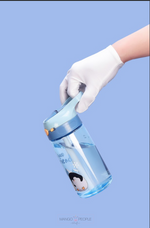 Load image into Gallery viewer, Cute Kids Water Bottle With Stainer - 470Ml Water Bottles Sipper Water Bottle