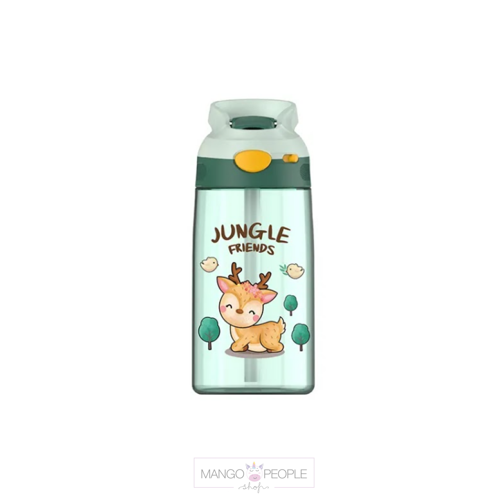 Cute Kids Water Bottle With Stainer - 470Ml Water Bottles Sipper Water Bottle