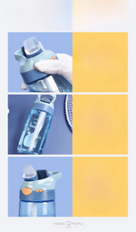 Load image into Gallery viewer, Cute Kids Water Bottle With Stainer - 470Ml Water Bottles Sipper Water Bottle