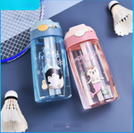 Load image into Gallery viewer, Cute Kids Water Bottle With Stainer - 470Ml Water Bottles Sipper Water Bottle