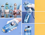 Load image into Gallery viewer, Cute Animal Design Water Bottle For Kids - 470Ml Water Bottles Sipper Water Bottle
