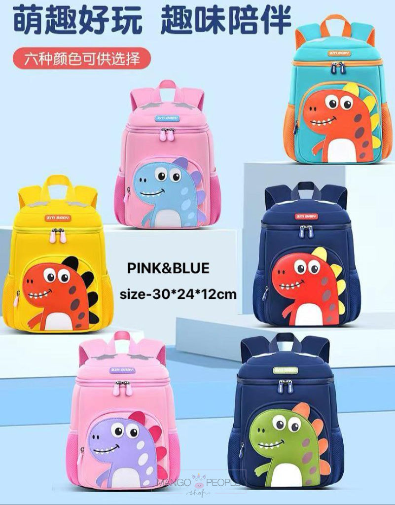 Cute Cartoon Dinosaur Backpack For Kids Backpack