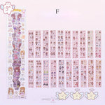 Load image into Gallery viewer, Cute Cartoon Masking Washi Decorative Tape Stickers For Creative Scrapbooking And Journaling School