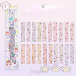Load image into Gallery viewer, Cute Cartoon Masking Washi Decorative Tape Stickers For Creative Scrapbooking And Journaling School