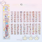 Load image into Gallery viewer, Cute Cartoon Masking Washi Decorative Tape Stickers For Creative Scrapbooking And Journaling School