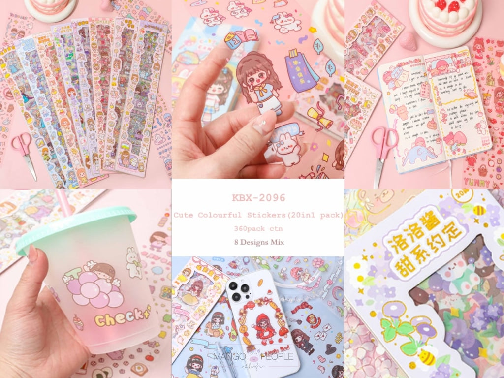 Journaling Stationery, Washi Paper Stickers, Kawaii Stickers, Diary  Sticker
