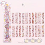 Load image into Gallery viewer, Cute Cartoon Masking Washi Decorative Tape Stickers For Creative Scrapbooking And Journaling School