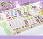 Load image into Gallery viewer, Cute Cartoon Masking Washi Decorative Tape Stickers For Creative Scrapbooking And Journaling School