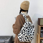 Load image into Gallery viewer, Cute Cow Print Backpack Backpacks Mango People