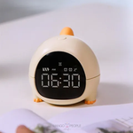 Load image into Gallery viewer, Cute Dinosaur Alarm Clock White