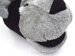 Load image into Gallery viewer, Cute Grey Black Dog Style Plush Shoes