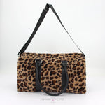 Load image into Gallery viewer, Leopard Faux Fur Duffle Bag