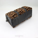 Load image into Gallery viewer, Leopard Faux Fur Duffle Bag