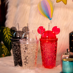 Load image into Gallery viewer, Cute Mickey Mouse Vacuum Flask Sipper Transparent Bottle -500Ml