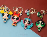 Load image into Gallery viewer, Cute Power Puff Girls Keychain Bags House