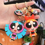 Load image into Gallery viewer, Cute Power Puff Girls Keychain Bags House